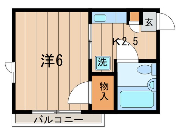 サンカ―レスの物件間取画像